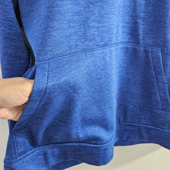 Adidas Royal Blue Pullover Hoodie Unisex - Picture 4 of 12